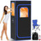 BYFUTR Sauna portatile per la casa, scatola portatile per sauna a vapore, tenda per sauna per persona, scatola per sauna a casa, 2024 nuovo vapore 3L 1200 Watt, sauna a vapore per palestra, yoga,