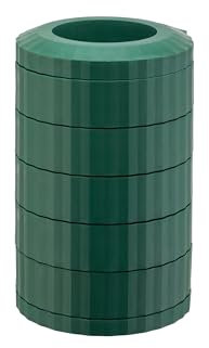 Alessi Plissé MDL19 GR, Espresso Coffee Capsule Holder with 5 Rotating Shelves, in Thermoplastic Resin, Green