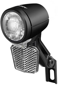 ADDVIEW E-Bike Frontlicht 40 Lux Nova E40– LED Fahrradlampe mit 6–48V DC, StVZO & ECE zugelassen, IP65 wasserdicht, Kompakt-Design für E-Bike City & Trekkingrad, 1W Stromverbrauch