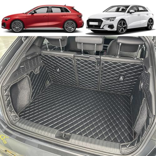 7DEEKEI Bandeja para maletero compatible con Audi A3 Sportback a partir de 5/2020 (base de carga superior)