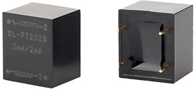 KKCZOFMJ Transformador de Voltaje microminiatura de Alta precisión DL-PT202G 2mA/2mA PCB encapsulado Mini Transformador de potencial de CA 220v 380v
