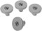 HAPINARY 4pcs Dishwasher Lower Rack Wheel Easy to Install Roller Pulley Compatible Aeg Dishwasher Parts