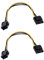 KEALLANS - Adaptador de alimentación de 20 piezas Molex a PCI-E IDE de 4 de 6 de 6 y cable de convertidor de tarjetas de vídeo gráfico