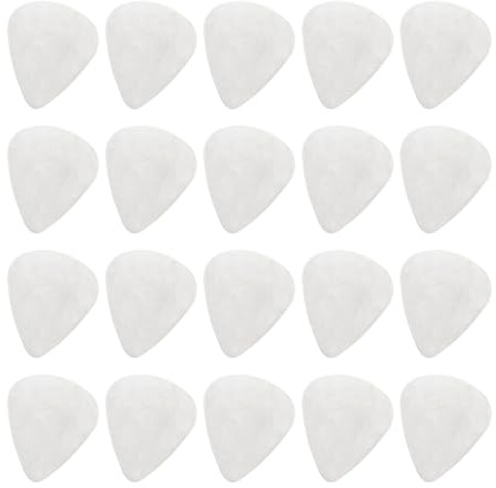 20 Stück Metall E-Gitarre Bass Plektrum Plektrum Plektrum Edelstahl Plektren helle Klänge Metall Gitarrenplektren