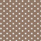 babrause® Baumwollstoff Punkte Braun Webware Meterware Popeline OEKOTEX 150cm breit - Ab 0,5 Meter