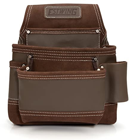 Estwing 94748 - Borsa porta attrezzi in pelle con 9 tasche