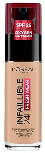 L'Oréal Paris Infaillible 24H Fresh Wear Make-Up in No. 145 Rose Beige High Coverage 30 ml