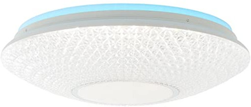 BRILLIANT Lampe Lucian LED Deckenleuchte 50cm weiß | 1x 3 LED integriert, (3125lm, 3000-6000K) | Stufenlos dimmbar