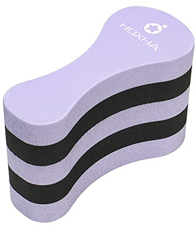 Pull Bouy Leg Float, EVA 5 Layer Swimming Pull Float Training Aid Sports Upper Bpdy Aqua Fitness for Adult, Beginners (Purple&Black)