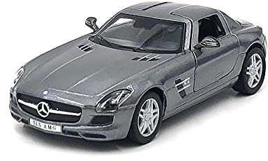 Iceland Mercedes Benz MaßstabsMODUSll SLS Grau Auto Modell
