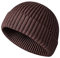 JFAN Unisex Retro Trawler Winter Beanie Hat Baseballkappe Streetstyle Trawler Beanie Watch Hut Rollup Edge Schädeldecke,Marrone