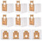 Lot de 10 sacs d'aspirateur pour ECOVACS DEEBOT N8+ N8 Pro+ T8 T8 AIVI T8 AIVI+ T8 MAX T9+ DX93 DDX96