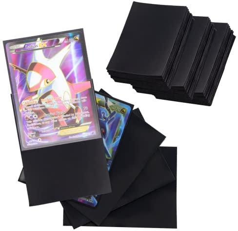 Moocuca Soft Sleeves 66 * 91mm, 300 Stück Soft Penny Kartenfolien Kartenhüllen Hüllen, Transparent pokemon karten hüllen für Pokemon, Magic