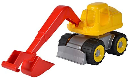 Simba- Bagger by Escavatore, Giocattolo di Sabbia, 35 cm, Pneumatici in Materiale Morbido, a Partire da 10 Mesi, 107134612