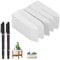 Pflanzenschilder, 500 Stk Beschriften Stecketiketten Set, Pflanzenstecker zum Beschriften, Garten Pflanze Etiketten, Wetterfest Gartenetiketten mit 2 schwarzen Filzstiften