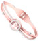 AURSTORE Bracelet Arbre de Vie Bracelet avec des Cristaux, Bracelet Femme Cadeau Fête des Mères Anniversaire Maman Femme 19cm (Rose)