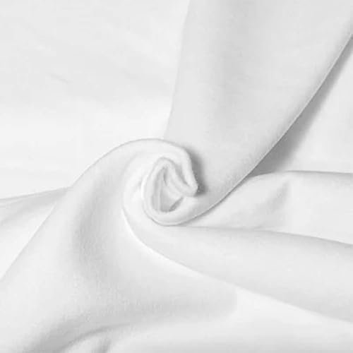 Molleton 100% coton - blanc - largeur 250 cm - 300gr/m² - doublure rideaux - protection literie - thermique - vendu au mètre