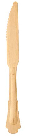 50 Messer, Holz pure 20,5 cm Vintage