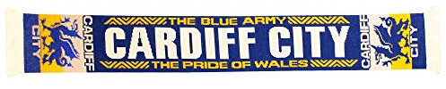 Beyond Happy Cardiff City Schal für Fußballfans – Bluebirds Supporters Schal, mehrfarbig, One size