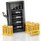Lot de 8 piles rechargeables CR123A et chargeur, batterie 3,7 V 123 A compatible avec les caméras Arlo VMC3030 VMK3200 VMS3330 3430 3530, lampes de poche