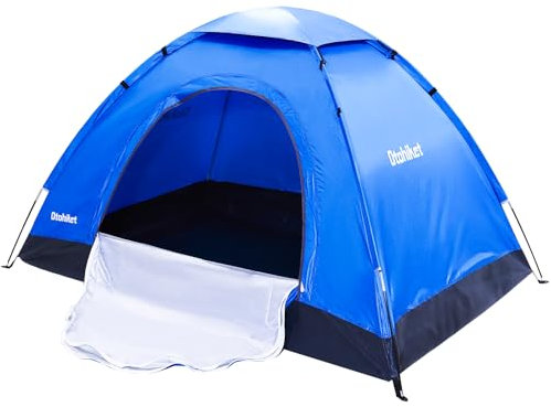 Kuppelzelt für 2/3/4 Personen, leicht, tragbar, leicht, tragbar, wasserdicht, winddicht, einfach aufzubauen, Familie, Rucksackreisen