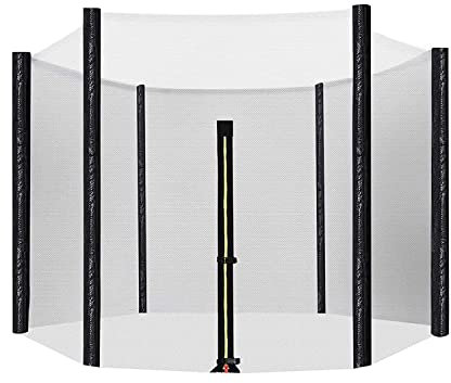 Trampolin Ersatznetz, Ø120/140/150/183/244/306/366/396/427/488cm Gehäuseumrandungsnetz, mit Doppelköpfige Reißverschlüsse, Passend für am Meisten Runden Rahmen Trampoline, Netz Nur ( Color : Purple ,