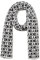DKNY Damen Soft Logo Scarf Modischer Schal, Elfenbein, Einheitsgröße