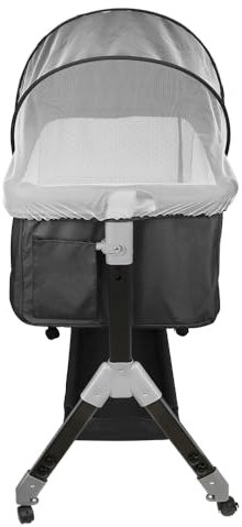 HUOLE Cuna Colecho Portátil y Ajustable 3 en 1 - Cunas para Bebes y Moises para Bebe - Ideal para Madres y Padres Que Buscan Comodidad y Seguridad para Sus Pequeños-104 * 52 * 100-110cm-negro
