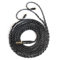 2 Meter Long MMCX IEM Cable, in Ear Monitor Replacement Earphone Cable,KBEAR ST12 Plus 8 Core 4N OFC Silver-plated HiFi Headphone Extension Wire with 3.5mm Plug for TIN Audio T2 T3 Earbuds,Black