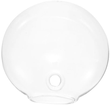 PAMINGONO Pot De Fleurs Suspendu en Verre Transparent 13,5 Cm pour Décoration Murale Intérieure, Terrarium Suspendu Polyvalent pour Balcon Et Salon, Jardinière Murale Compacte en Verre Robuste