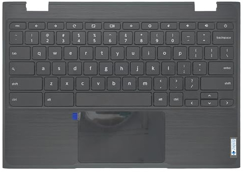 Jxjslp Replacement Upper Case Palmrest for Lenovo 100e Chromebook 2nd Gen 81MA Series Laptop with Touchpad Keyboard Assembly Top Cover 5CB0T79741