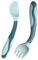 Ensemble fourchette et cuillère pour bébé – Cuillère pliable de premier niveau, cuillère rotative et fourchette pour bébé | Ustensiles d'apprentissage ergonomiques pour nourrir les bébés, LED