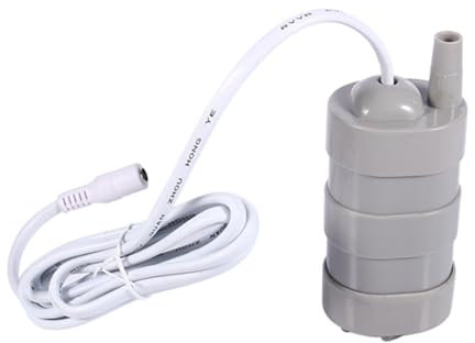 Gonetre Mini DC 12v Bomba de Agua de Motor Sumergible Vertical 1000L/H High 5m Max Head para Aquarium Fish Pond Garden Fuente de Ducha Rockery (5.5 * 2.1 mujer)