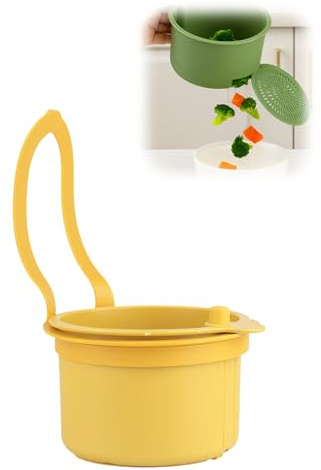 Food Waste Sink Strainer Basket - Small Kitchen Sink Strainer, with Removable Design for Easy Cleaning, Sink Food Catcher, Kitchen Sink Splash Guard, Fine Mesh Filter, Plug Colander Sieve Holder