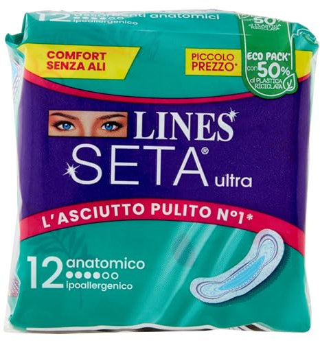 LINES SETA ULTRA ANATOMICO VERDE X12 3497