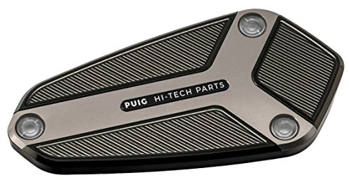 Puig 9277P Brems-/Kupplungsflüssigkeitsdeckel CNC-gefräst, Silber