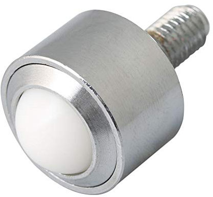 BQLZR 15 mm Stahl-Nylon-Kugel-Metall-Transferlagereinheit, Kugelrad, Förderrolle, M8-Gewinde, Lenkrolle, Traglast: 45 kg