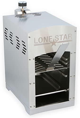 Lonestar 800°C Beef Burner gasbetrieben | 100% Steak House Qualität | Edelstahl | einfache Bedienung | Hochtemperatur Gasgrill | Beef Grill | Beefmaker