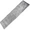SIDCO Tischläufer Fell Tischband Tischdeko Kunstfell Läufer grau schwarz 33 x 140 cm