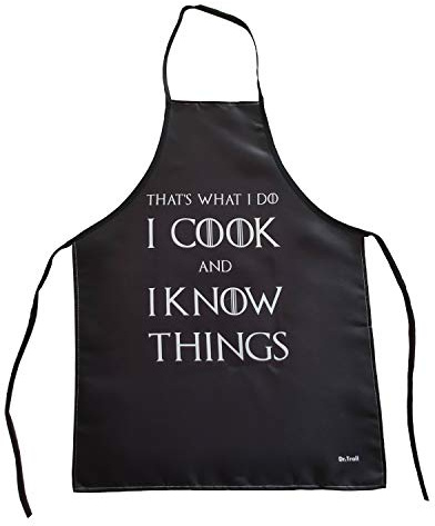 Tyrion Fan Art Küchenschürze: That's What I Do I Cook and I Know Thins, für Fans von Game of Thrones
