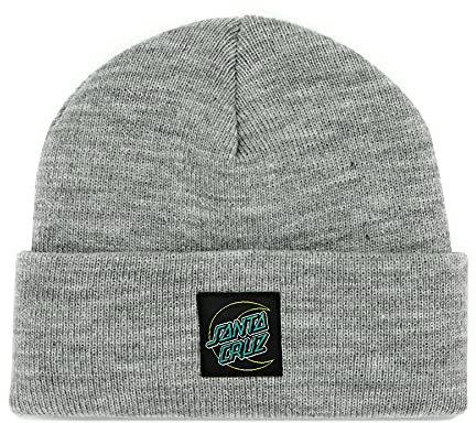 Santa Cruz Empty Moon Dot Beanie – Athletic Heather, Athletic Heather, Einheitsgröße