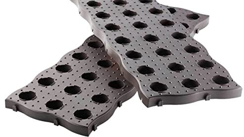 Garantia Maxi Beetplatten (Gartenplatten) 5er Set, 700 x 240 x 25 mm - einfach und schnell, trittsicher und flexibel - 240400