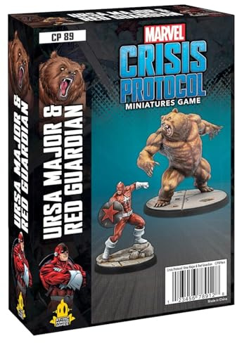 Atomic Mass Games Ursa Major & Red Guardian: Marvel Crisis Protocol Miniatures Game Ages 14+ 2 Players 45 Minutes Playing Time, FFGCP89