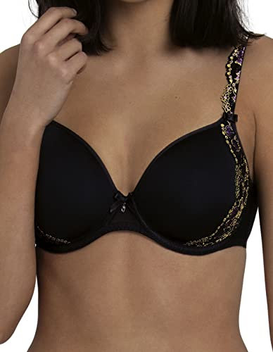 Rosa Faia Reggiseno con ferretto con scodella nero G, Nero , 4F