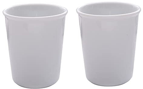 Awhale 2pcs Keramik Mundspülbecher, Zahnputzbecher, Badezimmer Tumbler Cup, Bad Wash Cup, Zahnbecher