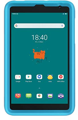 Blackview Tab 6 Kids - 4G Touchscreen-Tablet für Kinder- 8 HD+ Display - 3GB + 32GB- Integrierte Kindersicherung mit Augenschutz– Robust & Sturzfest, mit Hülle - Android - europäische Version - Blau