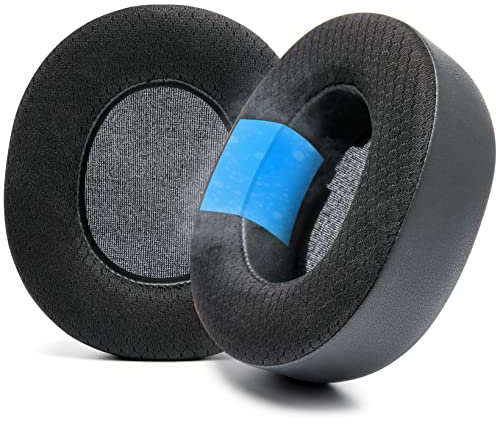 WC Freeze Nova Pro Wireless -Almohadillas de Gel refrescante para los Auriculares inalámbricos Arctis Nova Pro Solamente (no se adaptan a Otros Modelos), Fabricadas por Wicked Cushions | Black