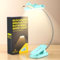Glocusent Drehbare Leselampe Buch Klemme, 22 LEDs Zweireihig mit Timer, Stufenlose Dimmung & Farbanpassung, 1000 mAh Wiederaufladbare Buchlampe für bis zu 100 Stunden, Ideal für Buchliebhaber