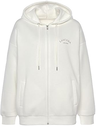 Lascana Damen Kapuzensweatjacke