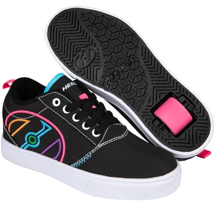 Heelys Unisex Kinder Pro 20 Lg Schuh mit Rollabsatz, Schwarz Multi, 32 EU